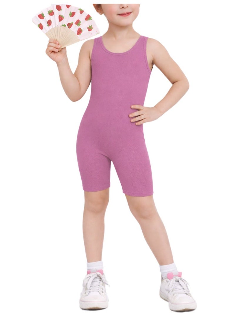 Nileton Sports Jumpsuits for kids & Teens  - Shorts Bodysuit tight Fitting - Stretchy Comfortable Jumpsuit underpants for Girls - Image 1